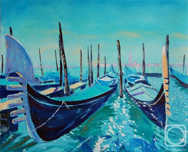 Tululay Alexey. Gondolas of Venice