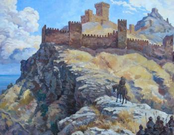 Genoese fortress. Zander. Crimea