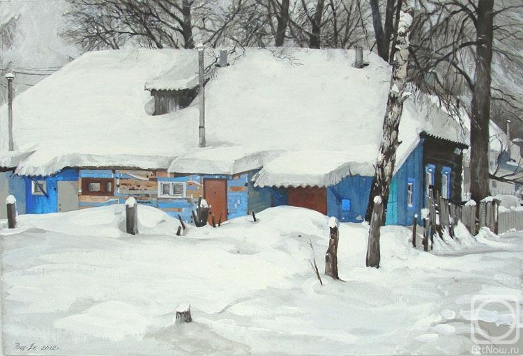 Roshina-Iegorova Oksana. In a white cap of January