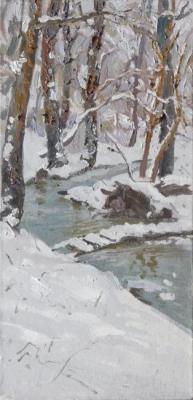 The charm of white snow. Arepyev Vladimir