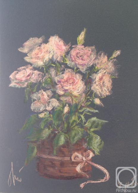 Shturkina Gabriella. Pink roses on March 8