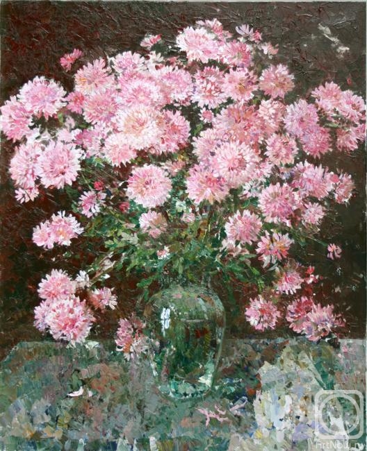 Balandina Ludmila. 041 Pink chrysanthemums