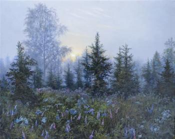 Panov Eduard Parfirevich. Foggy morning