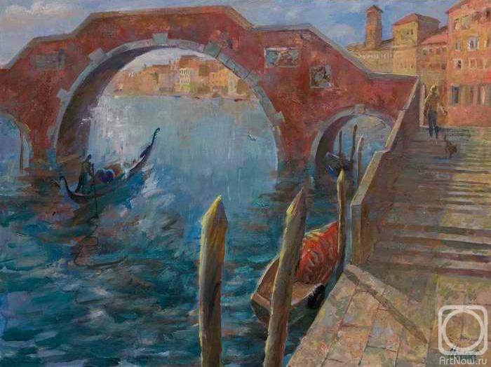 Nesvetailo Ivan. Venice. Morning at the bridge. Three arches
