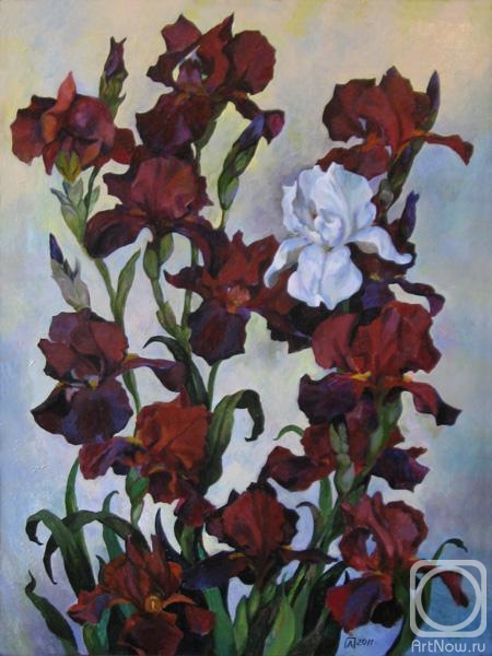 Paritskaya Ludmila. Irises
