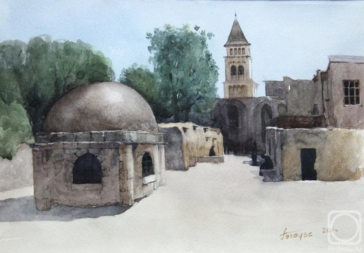 Gogadze Valeri. Kopt cells on the Church of the Holy Sepulchre