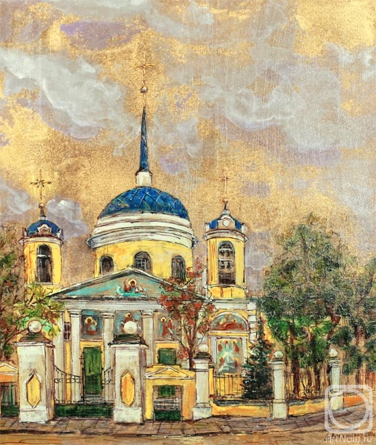 Volkhonskaya Liudmila. Church of the Intercession of the Blessed Virgin Mary in Akulovo
