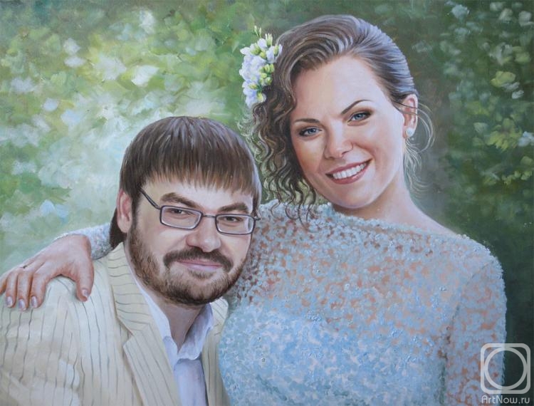Bakaeva Yulia. Portrait of newlyweds