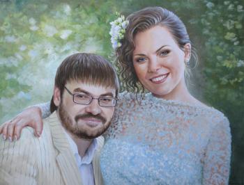Portrait of newlyweds. Bakaeva Yulia