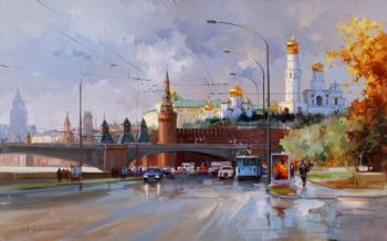 Kremlin Embankment (Kremlin Embankment Old Moscow). Shalaev Alexey
