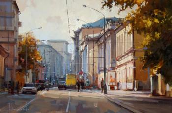 Prechistenka have Lopukhinsky lane. The play of light and shadow