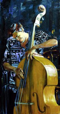 The Man with the Double Bass. Severgina Ekaterina