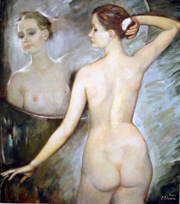 In front of the mirror. Severgina Ekaterina