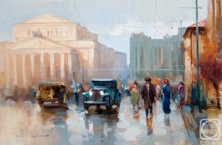 Shalaev Alexey. Moscow 30's, Theatre Square