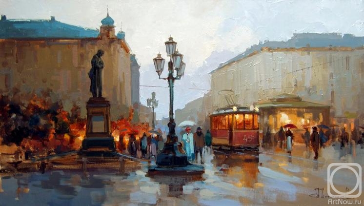 Shalaev Alexey. Pushkin Square. Old Moscow