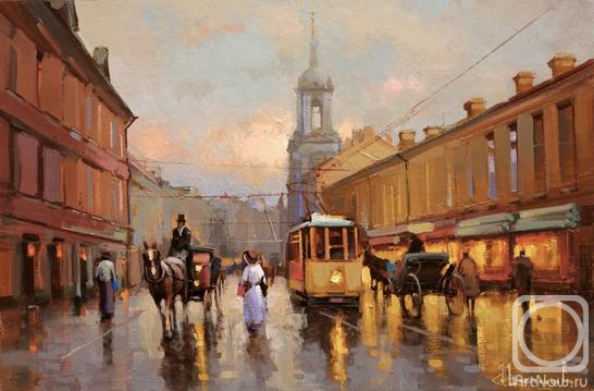 Shalaev Alexey. Rain on Pyatnitskaya street