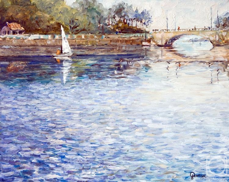 Korhov Yuriy. View of the island