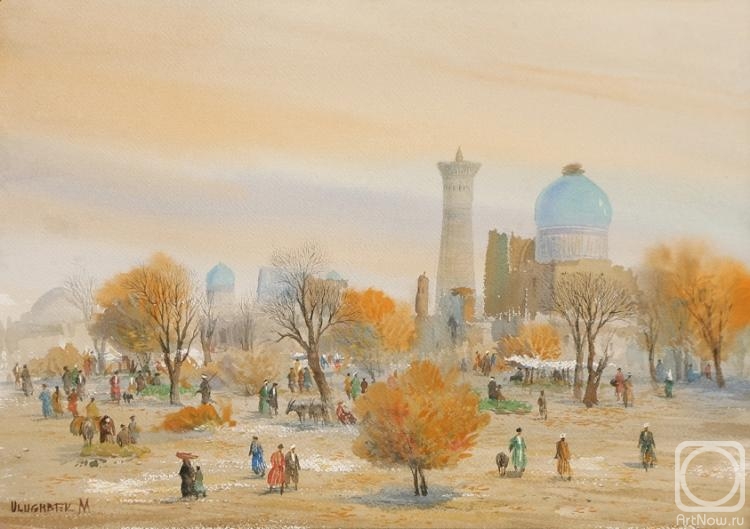 Mukhamedov Ulugbek. Autumn in Bukhara