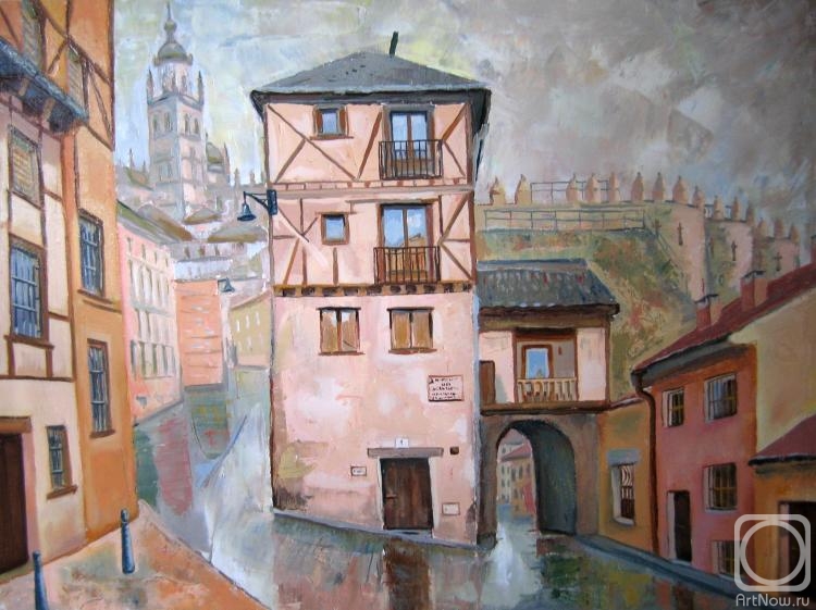 Silaeva Nina. Segovia.  medieval Spanish town near Madrid