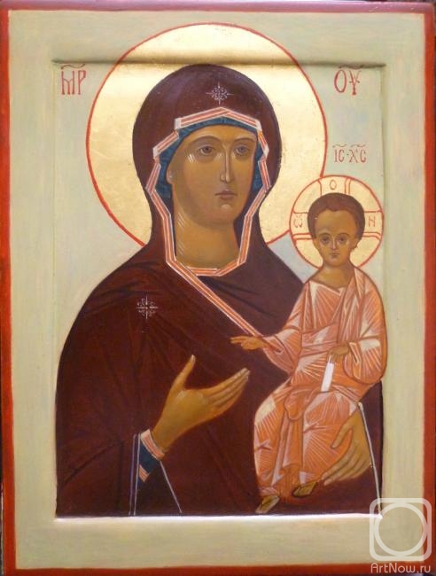 Popov Sergey. Icon of the Mother of God "Odigitria"