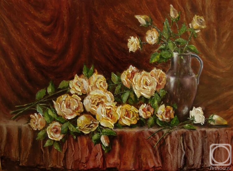 Lutsenko Olga. Still life with roses