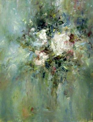 White roses. Jelnov Nikolay