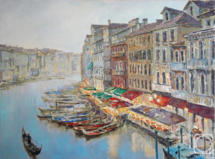 Katyshev Anton. Venice. Early morning on the Grand Canal