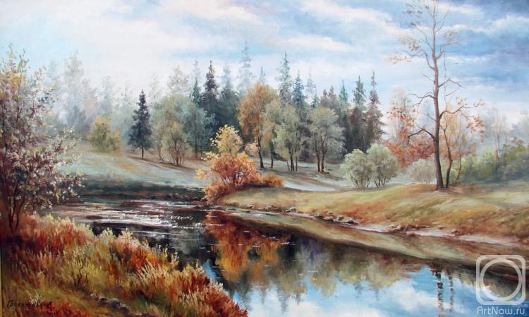 Grokhotova Svetlana. Klyazma River in autumn