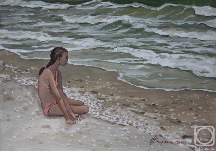 Vyrvich Valentin. Girl by the Sea