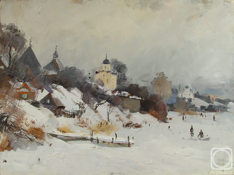 Lukash Anatoliy. Winter in Old Ladoga