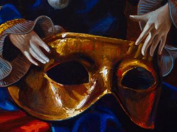 Golden mask (fragment). Mazur Nikolay