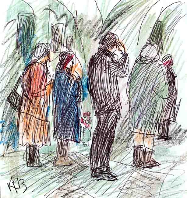 Karaceva Galina. In the temple