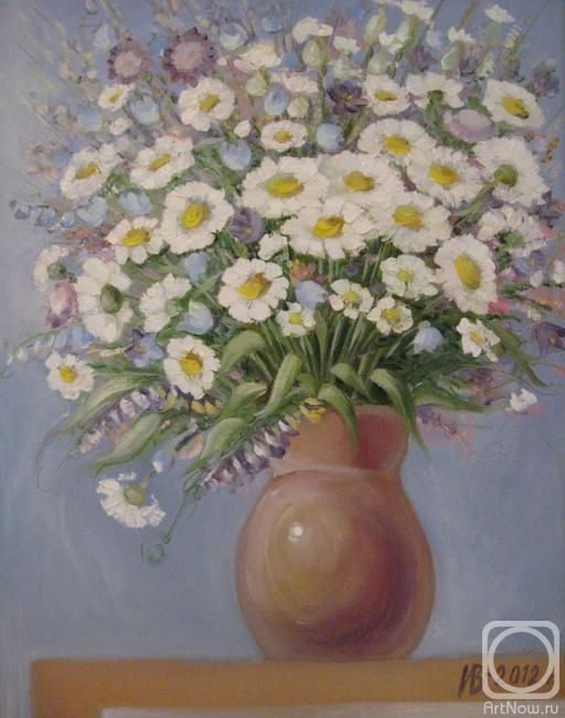 Vasil (Smirnova) Irina. Bouquet of daisies