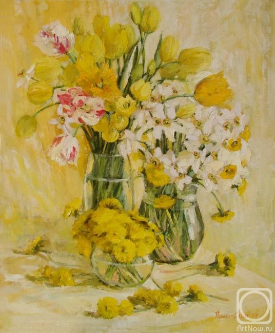 Sedyh Olga. Gold. daffodils