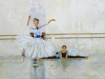 Ballet. Rehersal (Fouette). Komarova Elena