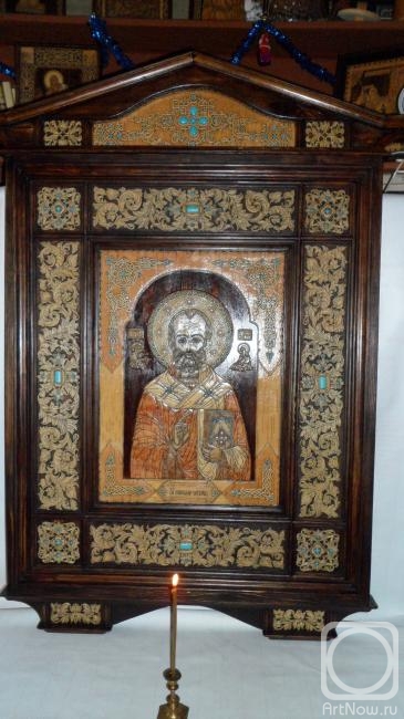 Piankov Alexsandr. The ikon St.Nikolas