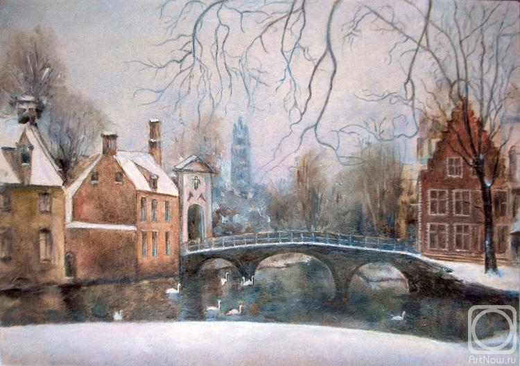 Komzolova Galina. Winter Bruges