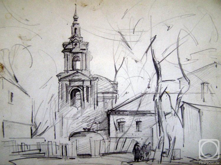Gerasimov Vladimir. Moscow sketches 49