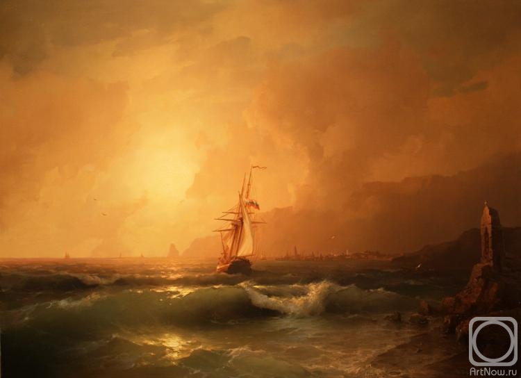 Pryadko Yuriy. Sunset on the sea