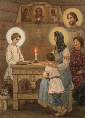 Saint Sergius of Radonezh. In the family. Reading. Efoshkin Sergey