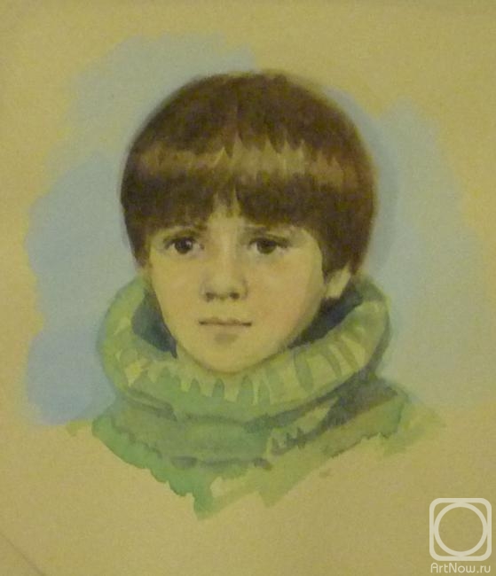 Efoshkin Sergey. Miniature portrait. Boy