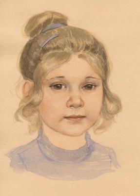 Miniature portrait. The girl. Efoshkin Sergey