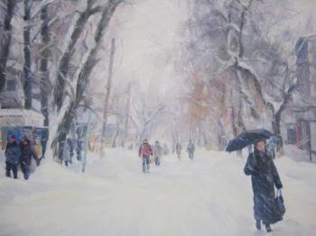 Snowfall. Voronov Vladimir
