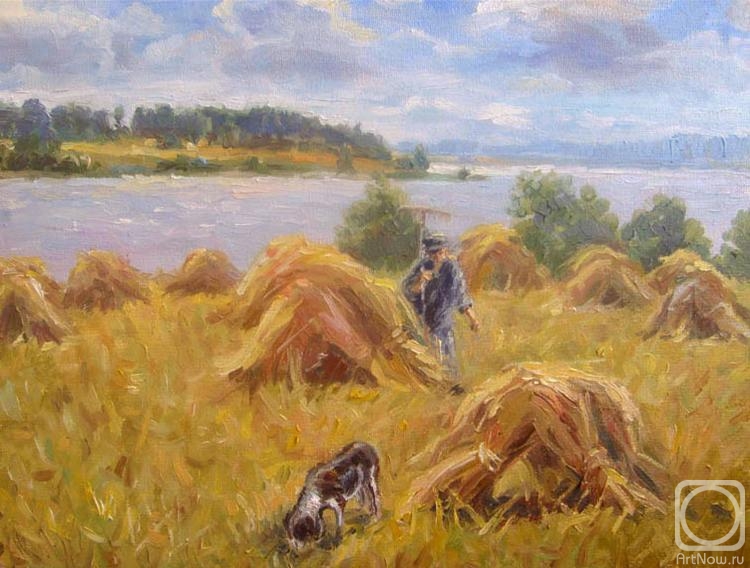 Rybina-Egorova Alena. The free copy from V. Ilyukhin's painting