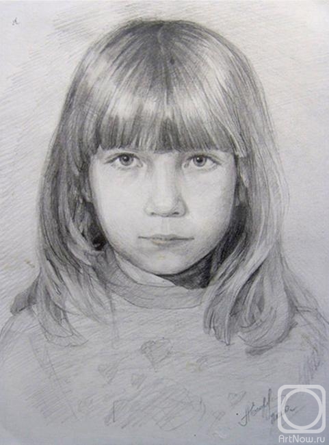 Rybina-Egorova Alena. Portrait of my daughter