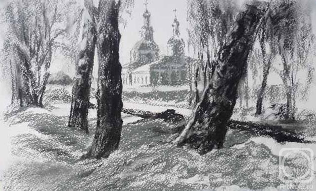 Rybina-Egorova Alena. Birches and poplar