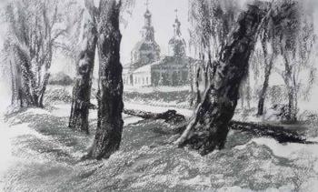 Birches and poplar. Rybina-Egorova Alena