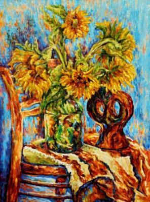 Sunflowers. Chernay Lilia