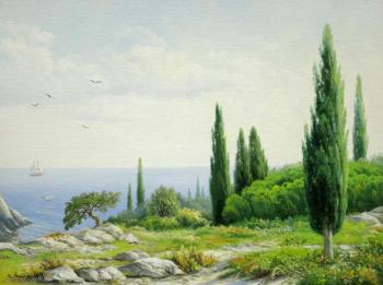 Crimea. Cypresses. Zhaldak Edward