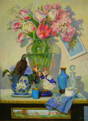 Still life with a thrush